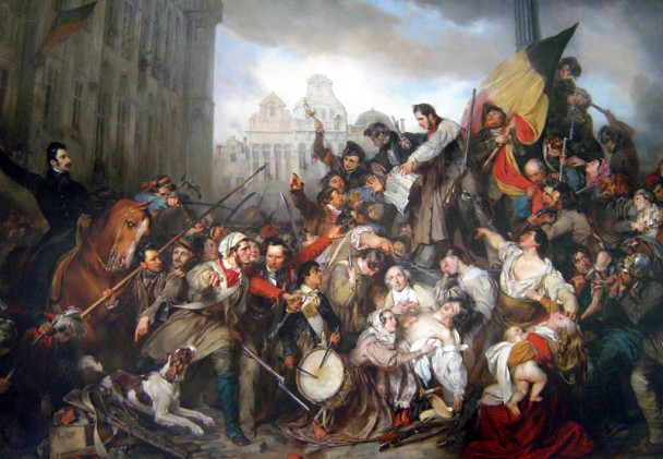 'Episodio de la Revolución belga de 1830', obra del pintor Gustaaf Wappers.